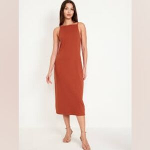 Old Navy Sleeveless Rib-Knit Midi Dress